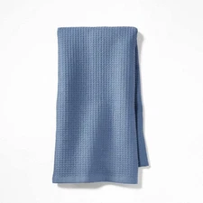 Waffle Kitchen Towel Blue - 18in x 28in - Figmint™