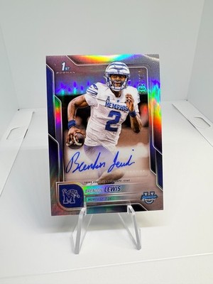 2025 Bowman Chrome U Brendon Lewis Refarctor Auto 58/299 Memphis
