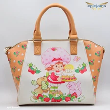 Loungefly Strawberry Shortcake & Friends Birthday Satchel Bag Purse New