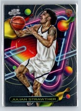2023-24 Topps Chrome Cosmic #176 Julian Strawther CC04