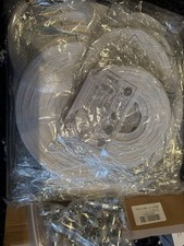 24 Piece Paper Lantern with Lights 4 Different Sizes In White Color New