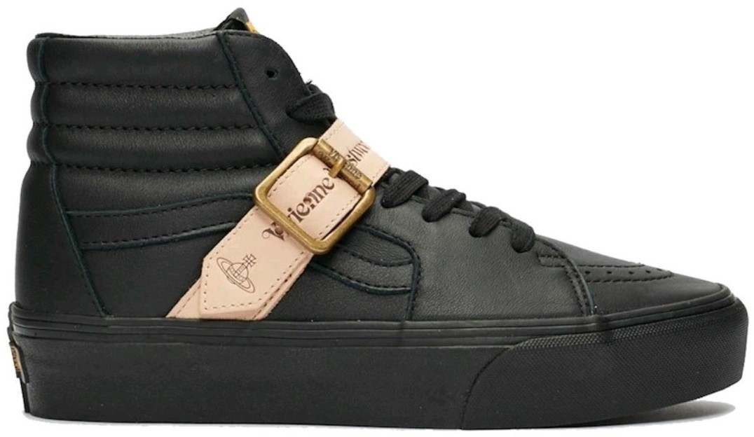 Vivienne Westwood × VANS SK8-HI PLATFORM Size 9.5 - VANS Sk8-Hi Platform x Vivienne Westwood Black 2019 for