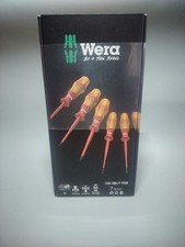 Image of WERA Kraftform 7 Piece Super Slim VDE Phillips PH & Slot Screwdriver Set, 135961