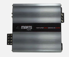 Marts Digital MXS1200X4 2OHM 4 Channel 1200W Full Range Class-D Car Amplifier