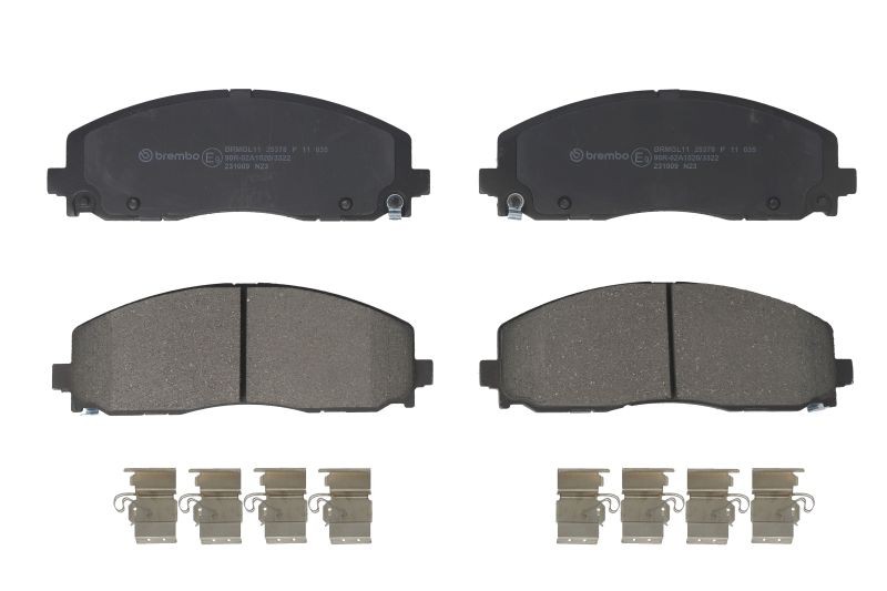 Für BREMBO KLOCKI SZCZEKI CYLINDERKI P 11 035 BRAKE PADS FRONT - Bild 6