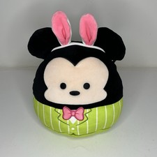 Disney Squishmallows Mickey Mouse Bunny Ears Plush Jazwares Easter NWT 8"