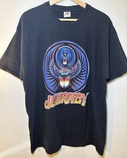 JOURNEY Band Concert Tour 2017 T-Shirt Double Sided XL 100 Cotton Black Tee OBO