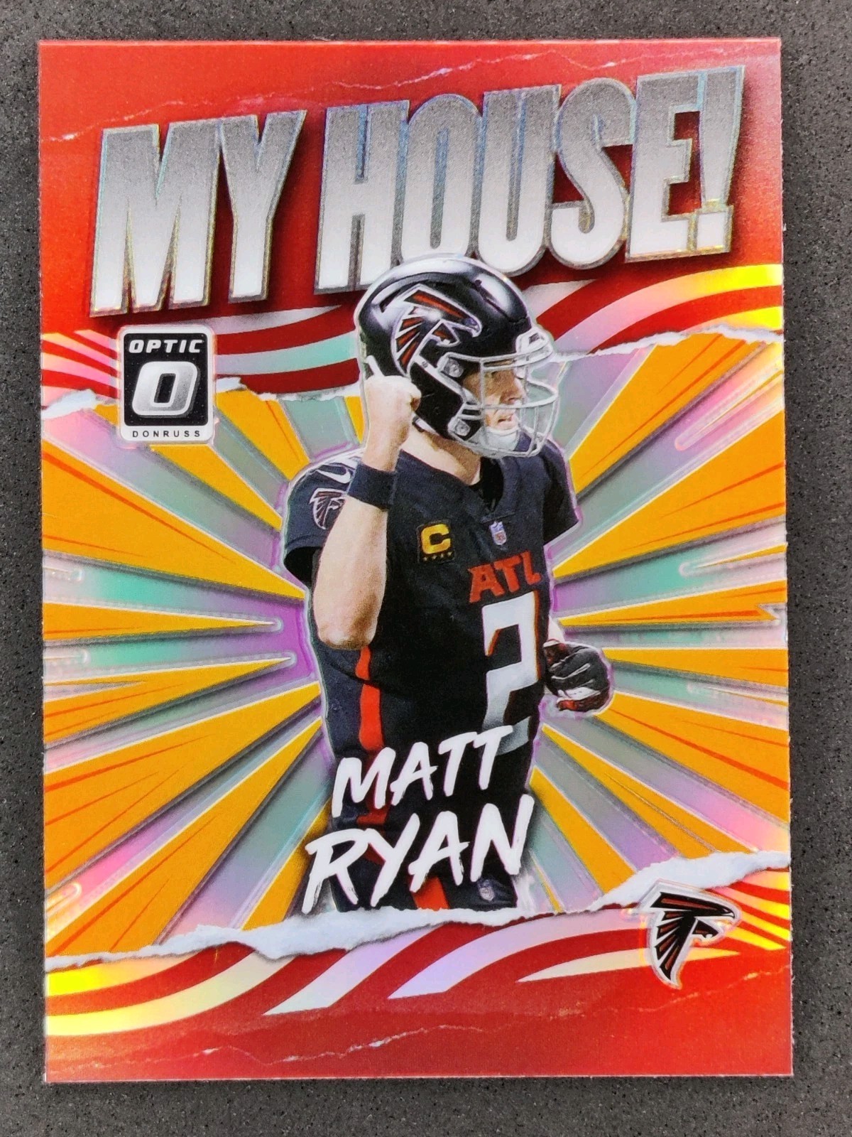 2021 Panini Optic MATT RYAN My House Silver Holo #MH-17 Atlanta Falcons