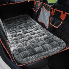 Soulbond Backseat Pet Bed Mat,Dog Bed for Car,Fuzzy Dog Seat Cover for Car Ba...