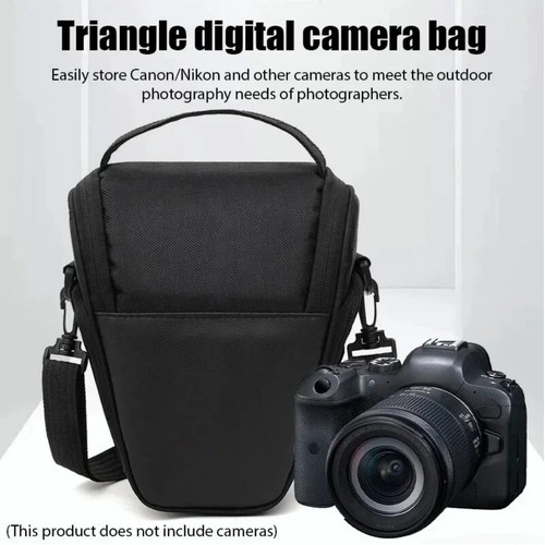 Padded DSLR Camera Shoulder Bag Compatible with Canon Nikon Sony SLR Case UK