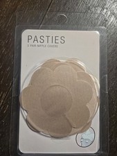 NIP FOREVER 21 Nude 3 Pack Pair Flower Petal Shaped Nipple Covers Pasties