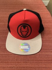 Avengers Ironman Truckers Baseball Cap Hat Adjustable Strap NWT