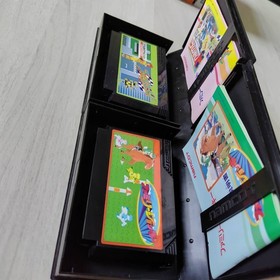 Family Jockey ＆ Family Circuit W/box Instruction Famicom FC Cartridge Tested
