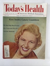 Rare Vintage Today's Health Magazine June 1960 Kate Smith Calorie Countdown AMA