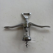 Sacacorchos alado vintage con abrebotellas hecho en Italia