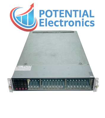 SUPER MICRO 219U-10 X10DRU I+ SERVER With 2X XEON E5-2690V4, 64GB RAM, 960GB SSD
