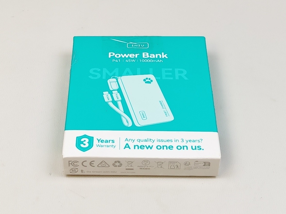 INIU Power Bank, 45W PD Lightest 10000mAh Portable Charger, USB C in&Out Fast Ch