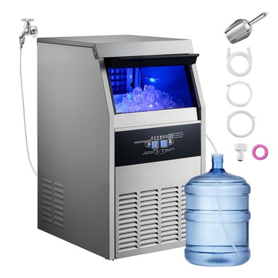 #ad Uimoso 150lbs Commercial Ice Maker Built in Ice Cube Machine Dual Water Inlet $269.99