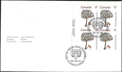 🍁Canada   #842 LLpb   "UN  YEAR OF THE CHILD"   Brand New  1979 First Day Cover