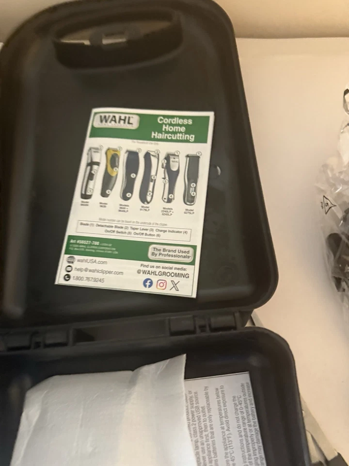 wahl Lithium Ion Pro Rechargeable Cordless Hair Clippers - Image 2 of 4