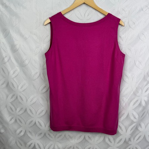 Talbots Plus Pink Sleeveless Knit Sweater Size 1X NWT - Picture 4 of 7