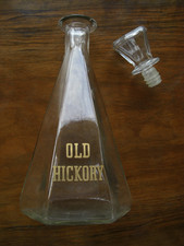 *Vintage*Old Hickory*Leere Whiskey Flasche/Karaffe*