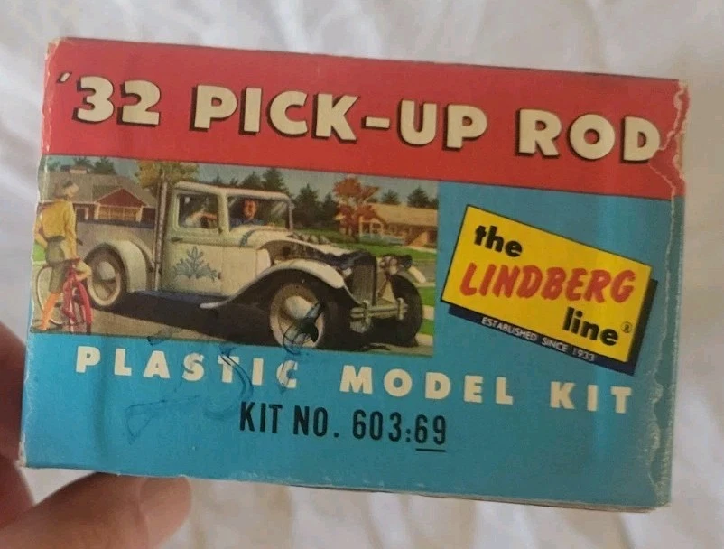 Lindberg 32 Pickup Rod Model Kit 603 UNBUILT - Image 3 of 4