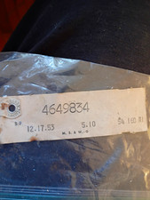 1953 1954 Corvette Seat Tag