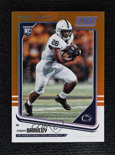 Saquon Barkley [First Down] #359 2018 Score card