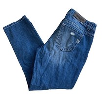 Miss Me Boyfriend Ankle Distressed Blue Jeans - Size 30