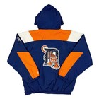 Vtg Rare Mlb Detroit Tigers Starter Pull Over Puffer Jacket Men’s Xl Excellent!