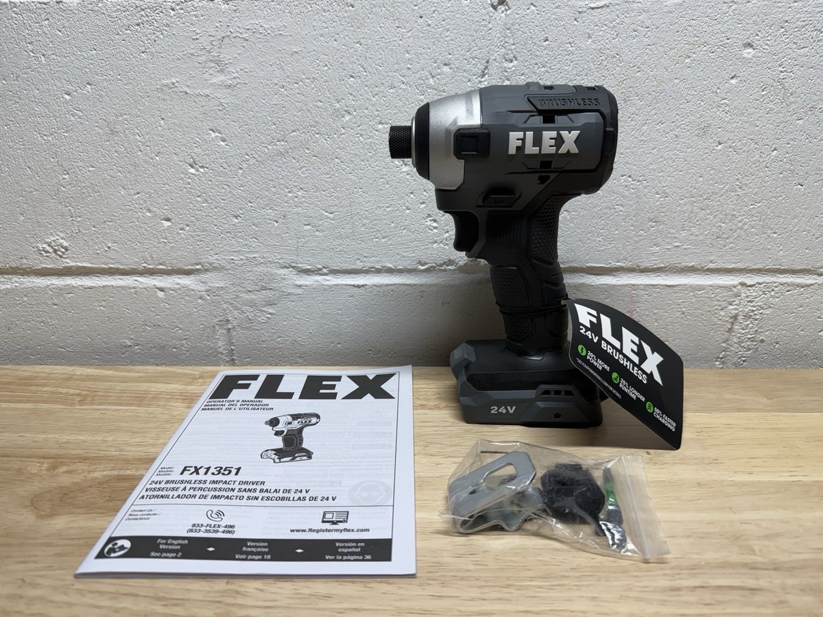 FLEX FX1351 24V 1/4-in Brushless Cordless Impact Driver NEW FROM