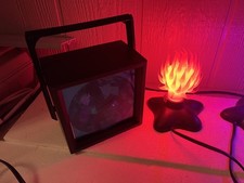 Lite F/X PSYCHO STROBE LIGHT W/ Blue filter and Plug In Cord Halloween Works