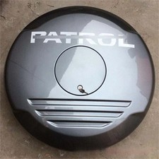 1pcs Spare Tyre Tire Wheel Cover Silver Fits For Nissan Patrol Y60 Y61