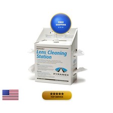 Pyramex LCS20 Lens Cleaning Station 16oz Solution 1200 Tissues