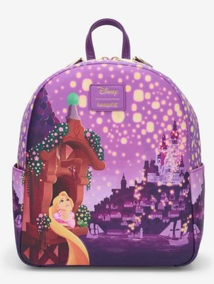 Loungefly Disney Tangled Rapunzel Lantern Night Mini Backpack & Matching Wallet