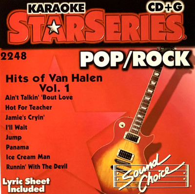 SOUND CHOICE KARAOKE STAR SERIES - HITS OF VAN HALEN - SC2248 - RARE - LOT 3099