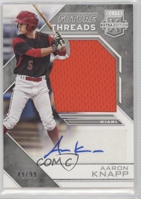2016 Panini Elite Extra Edition Silver 49/99 Aaron Knapp #FTSA-AK Auto b1p