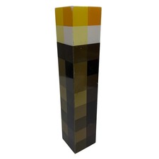 ThinkGeek Minecraft Light-Up Torch 2012 Wall Lamp Poor Condition