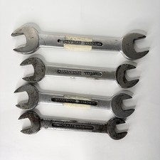 Vintage Craftsman Vanadium Double Sided Open Ended Wrench Lot Made In USA