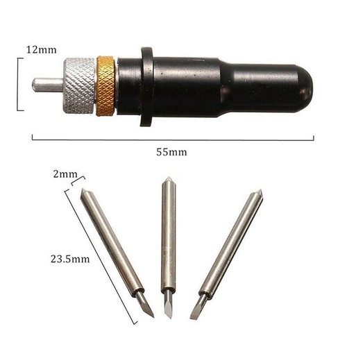 15x 30° 45° 60° Mix Blades + Blade Holder For Roland Vinyl Cutter Plotter 5 Each - Picture 6 of 8