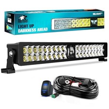 LED Light Bar 22 Inch 37LED Dual Row Spot Flood 22Inch 37Led Light Wiring Kit