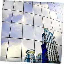 S05 Window Film Daytime Privacy and Heat Control Mirror Silver 5 24in X 24ft