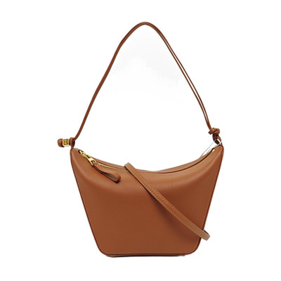 LOEWE Hammock Hobo Handbags Leather Brown Free Shipping | Duties Paid
