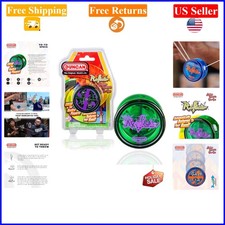 Reflex Auto-Return Green Yo-Yo for Kids, Beginner, Metal Plastic