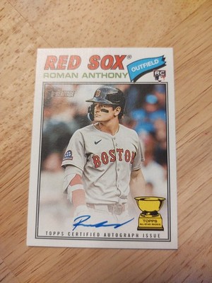2026 Topps Heritage Roman Anthony REAL ONE Autograph RC #ROA-RAN 