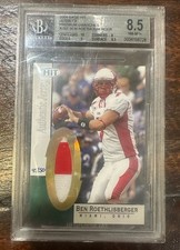 2004 Sage Hit Ben Roethlisberger Jerseys Premium Swatches Rookie Patch 45/50