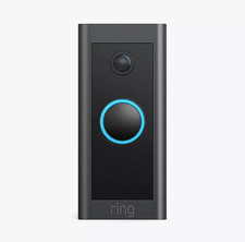 Ring Video Doorbell | Black | HD Video | Motion Detection | Wired Installation