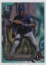 2022 Bowman Draft Chrome Aqua Lava Refractor 95/199 Daniel Vazquez #BDC-74 z1r