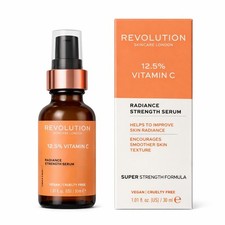 Image of Revolution Skincare Vitamin C 12.5% Brightening Serum 30ml Glow Face Care